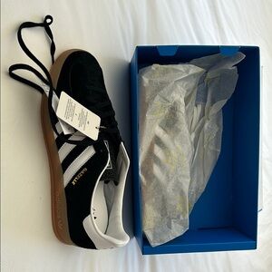 Adidas Gazelle Black and White Sneakers